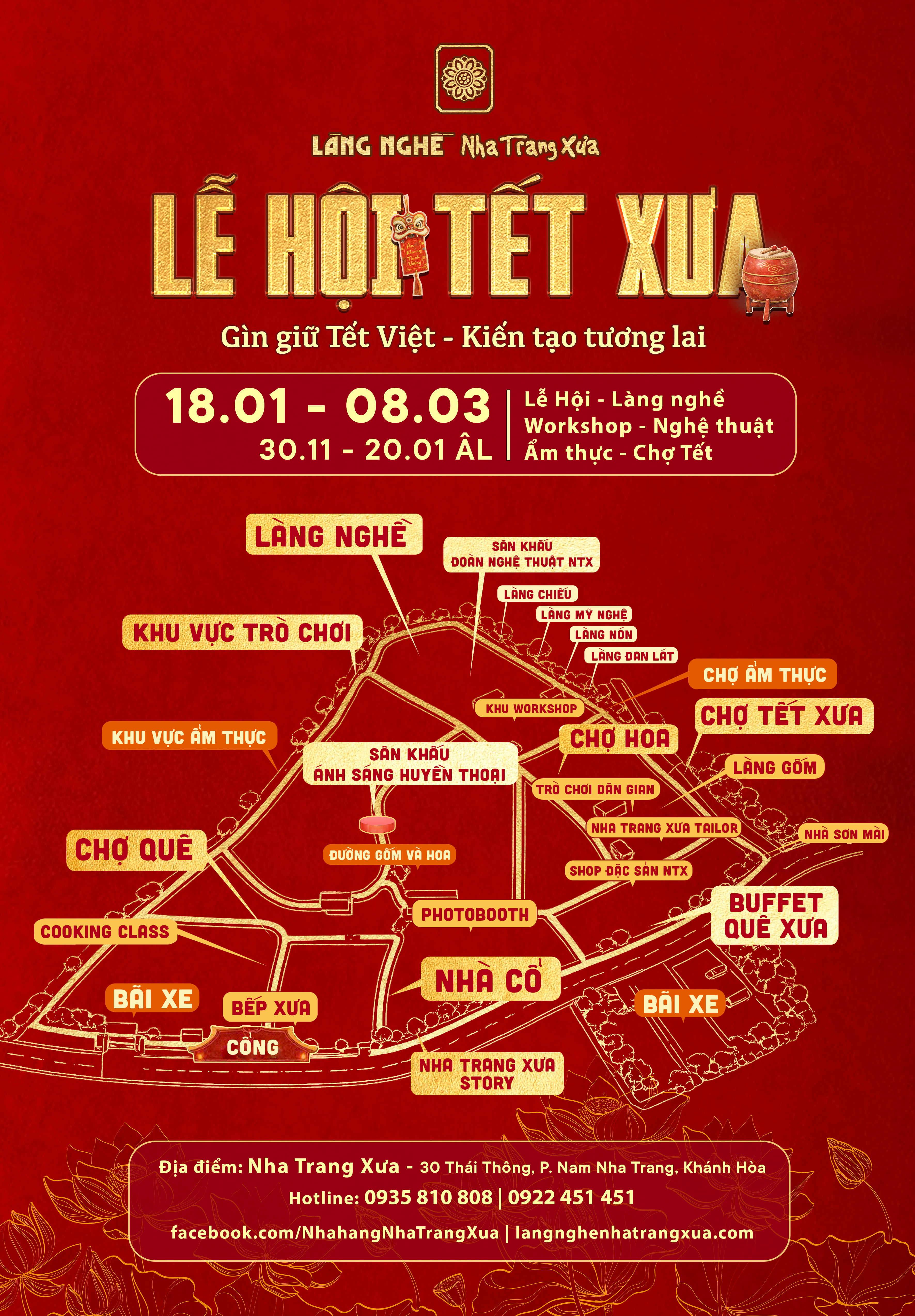 Bản đồ Lễ Hội Tết Xưa - 3+ Hecta
